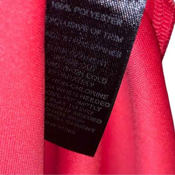 EXPRESS: Beaded V-Neck Trapeze Dress in Salmon - Size Small - Picture 13 of 13